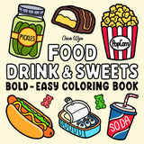Simple Big Designs Coloring Book – Budget-Friendly Creative Gift for Birthdays, Get Well and Cozy Holidays