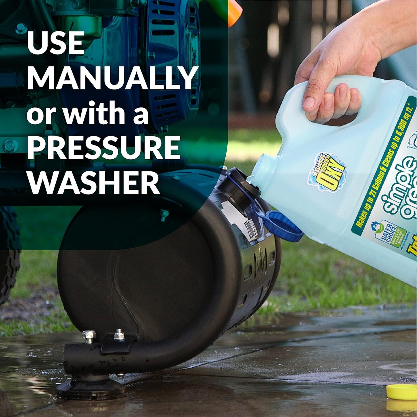Simple Green Oxy Solve Outdoor Pressure Washer Cleaner – 1 Gal for a Cleaner Backyard Retreat