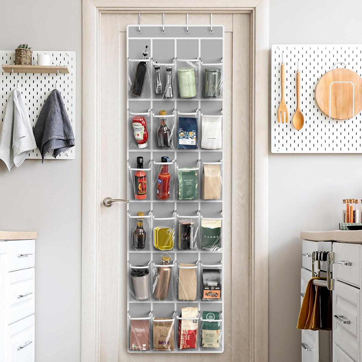 Simple Houseware Over the Door Shoe Organizer – Time-Saving Dorm Room Organization for College Life