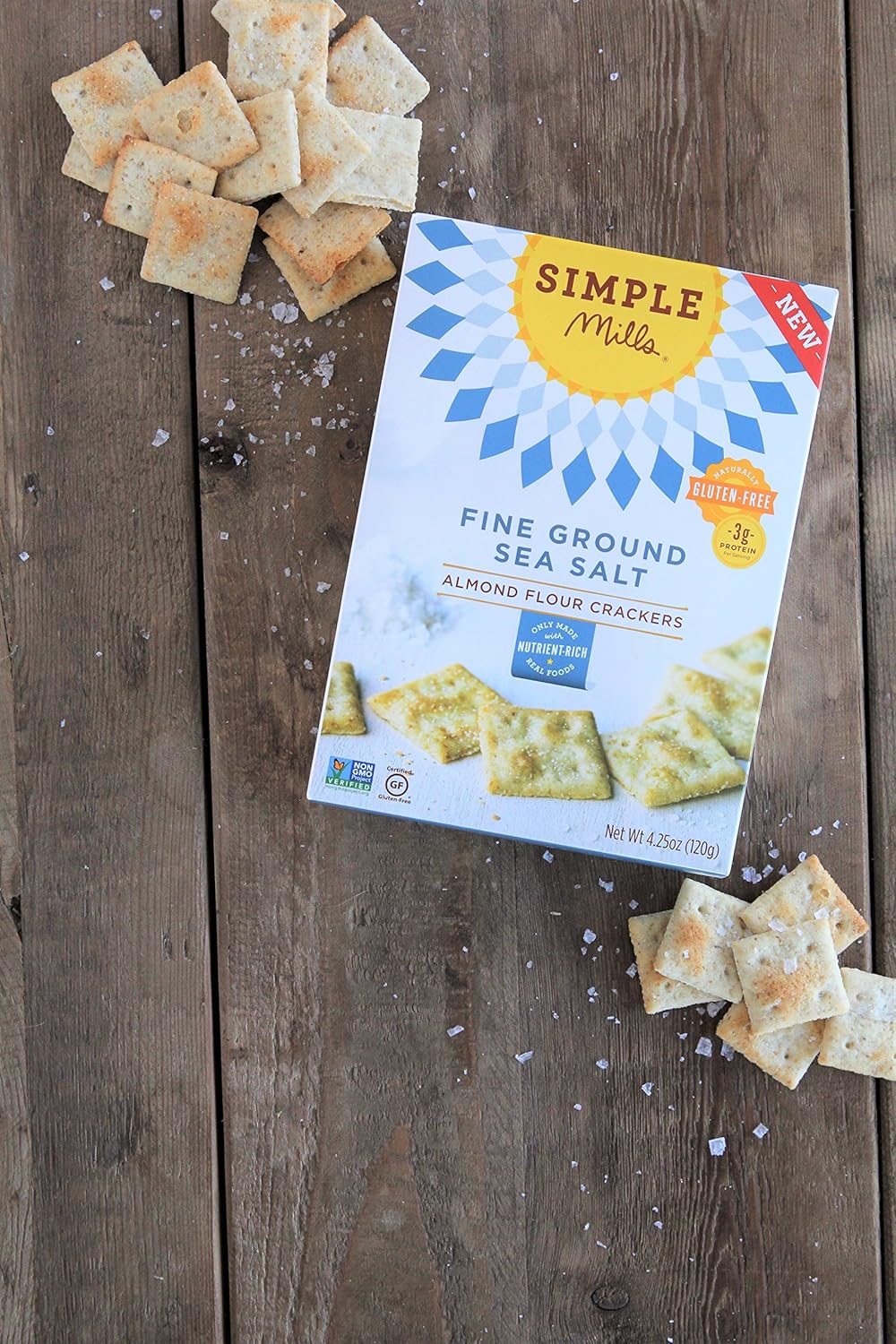 Simple Mills Almond Flour Crackers – Allergen-Friendly Lunchbox Snack for Kids