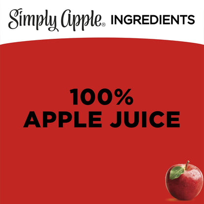 Simply Apple Pressed Apple Juice, 52 fl oz – Pure Single-Ingredient Beverage for Self-Care Mornings