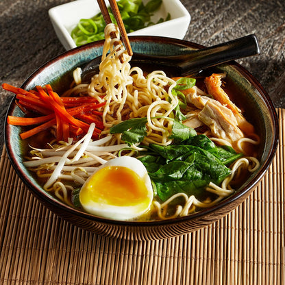 Simply Asia Japanese Inspired Ramen Soy Ginger Chicken Broth, 26 fl oz – Ready-to-Heat Noodle Base for Busy Workdays