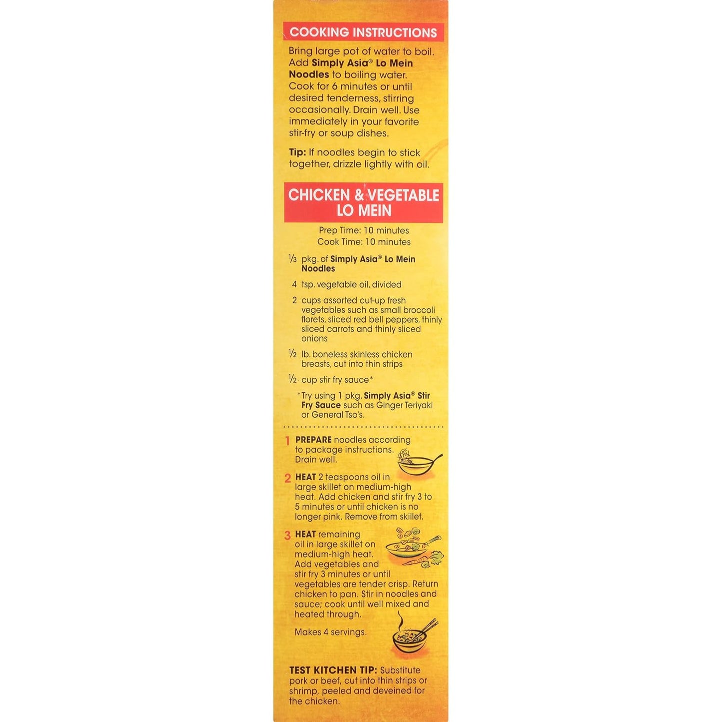 Simply Asia Lo Mein Noodles, 4-6 Minute Boil – Fast Weeknight Dinner Solution for Busy Professionals