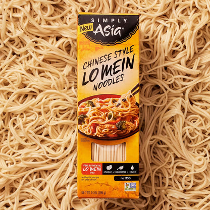 Simply Asia Lo Mein Noodles, 4-6 Minute Boil – Fast Weeknight Dinner Solution for Busy Professionals