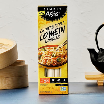 Simply Asia Lo Mein Noodles, 4-6 Minute Boil – Fast Weeknight Dinner Solution for Busy Professionals