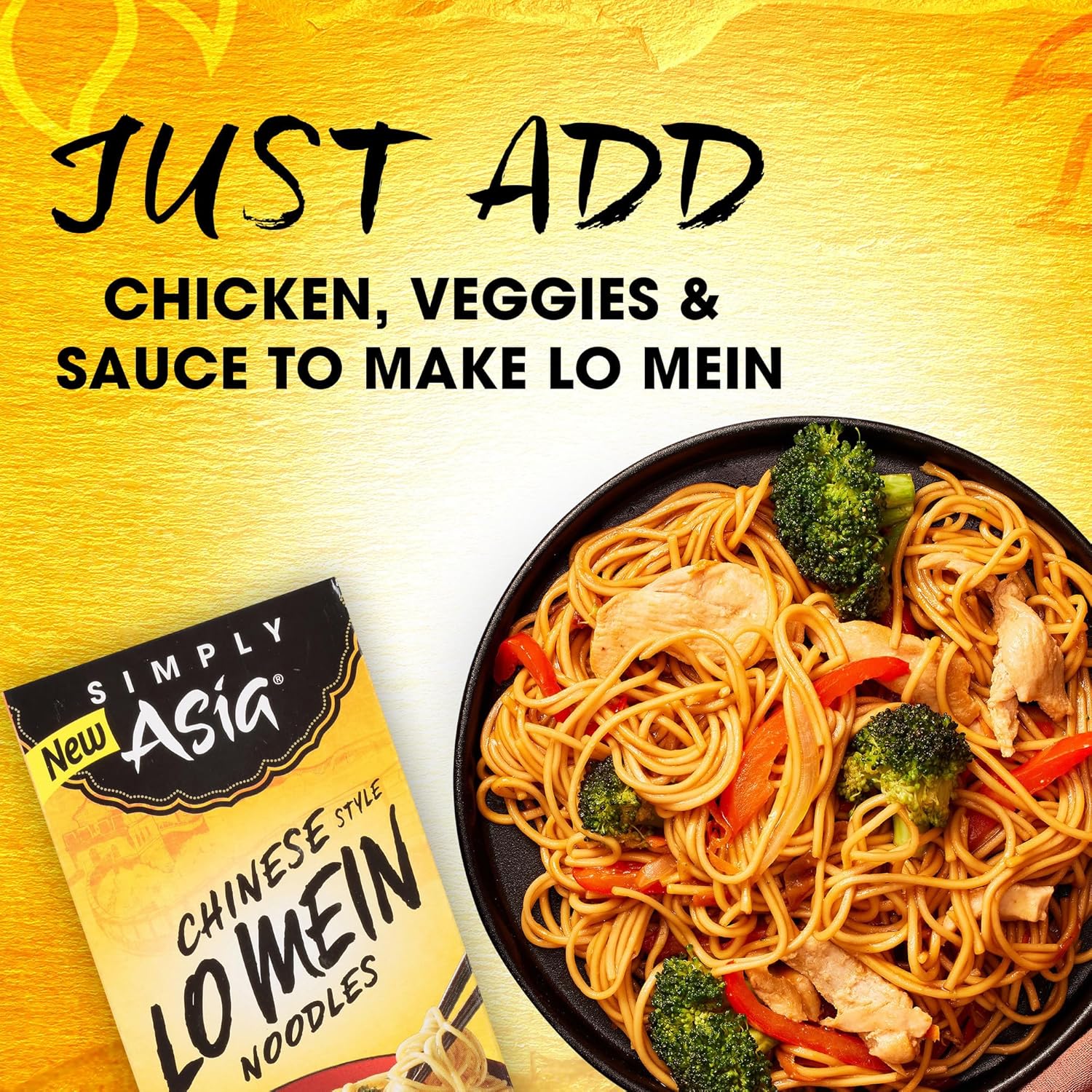 Simply Asia Lo Mein Noodles, 4-6 Minute Boil – Fast Weeknight Dinner Solution for Busy Professionals