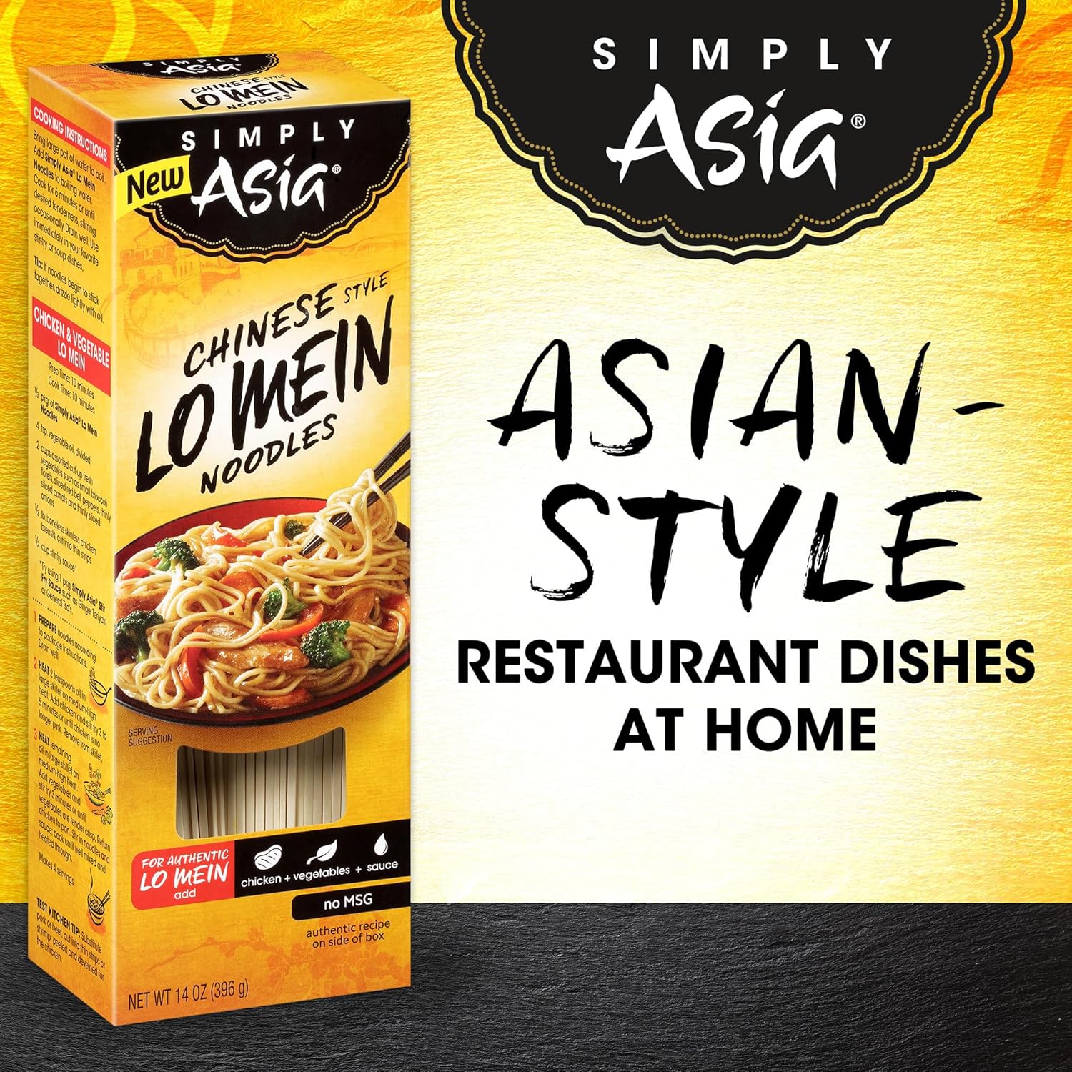 Simply Asia Lo Mein Noodles, 4-6 Minute Boil – Fast Weeknight Dinner Solution for Busy Professionals