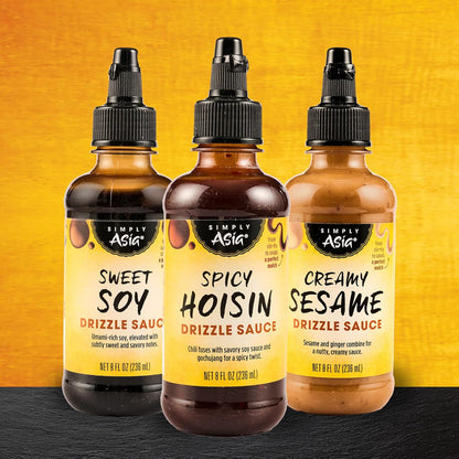 Simply Asia Sweet Soy Drizzle Sauce — Quick Flavor Shortcut for Busy Weeknight Dinners, 8 fl oz Squeeze Bottle