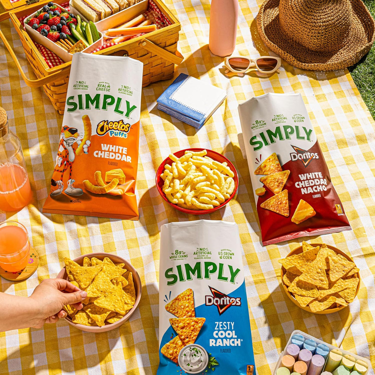 Simply Snacks Organic Cheetos and Doritos Mix – Better-for-You Pantry Snacks for Clean Eating, 36 Count