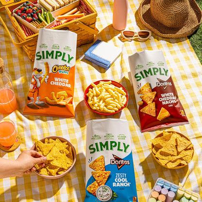 Simply Snacks Organic Cheetos and Doritos Mix – Better-for-You Pantry Snacks for Clean Eating, 36 Count
