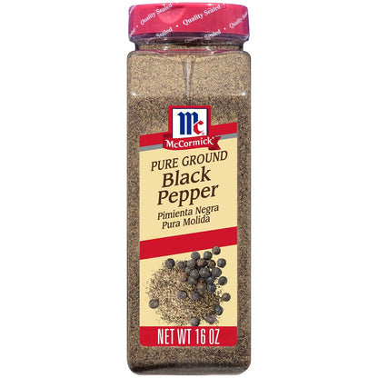 single-ingredient formulation: ground black pepper only