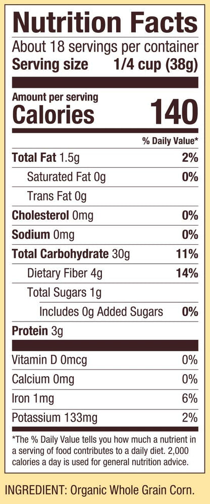 single-ingredient formulation with no additives