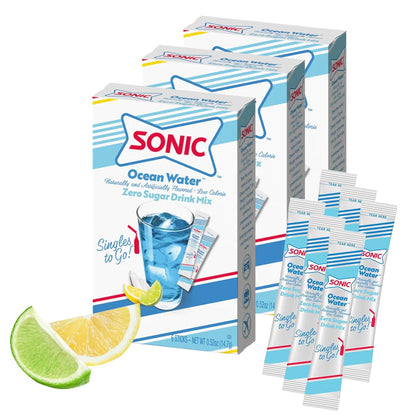 single-serve powdered stick packs — one stick flavors one standard water bottle
