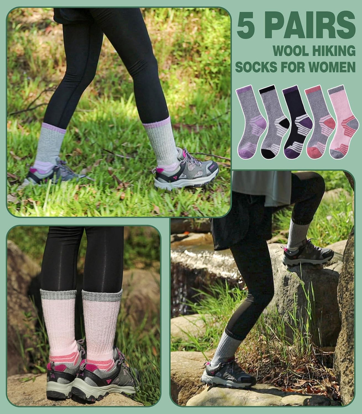 six available color/pattern variants (multicolor, striped, black-a, dark pinstripes, color mix, black-b)