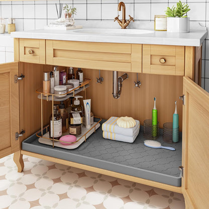 six color options (black, beige, white, dark gray, light grey, brown) to match cabinet interiors