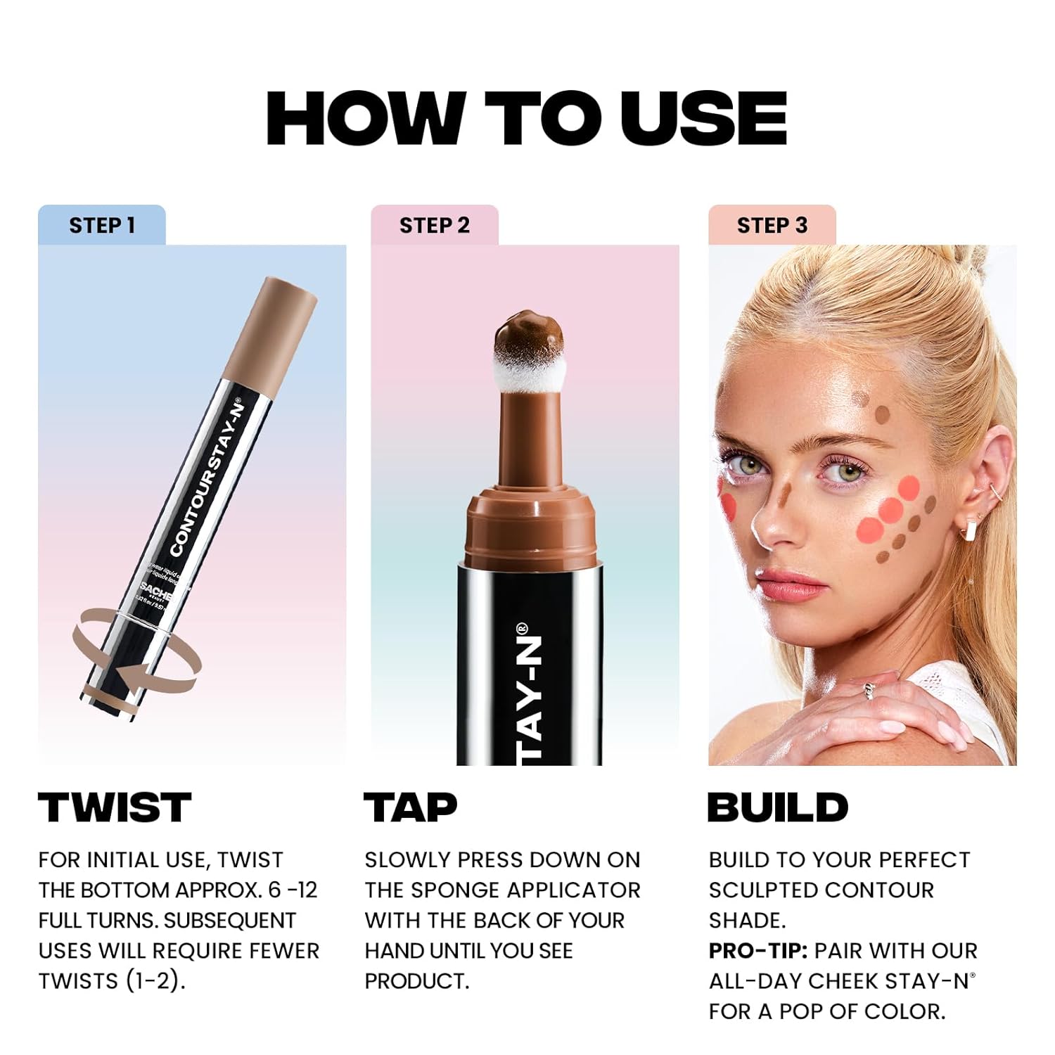 six shade variants: giving fierce, giving sass, giving boss, giving edge, giving iconic, giving drama