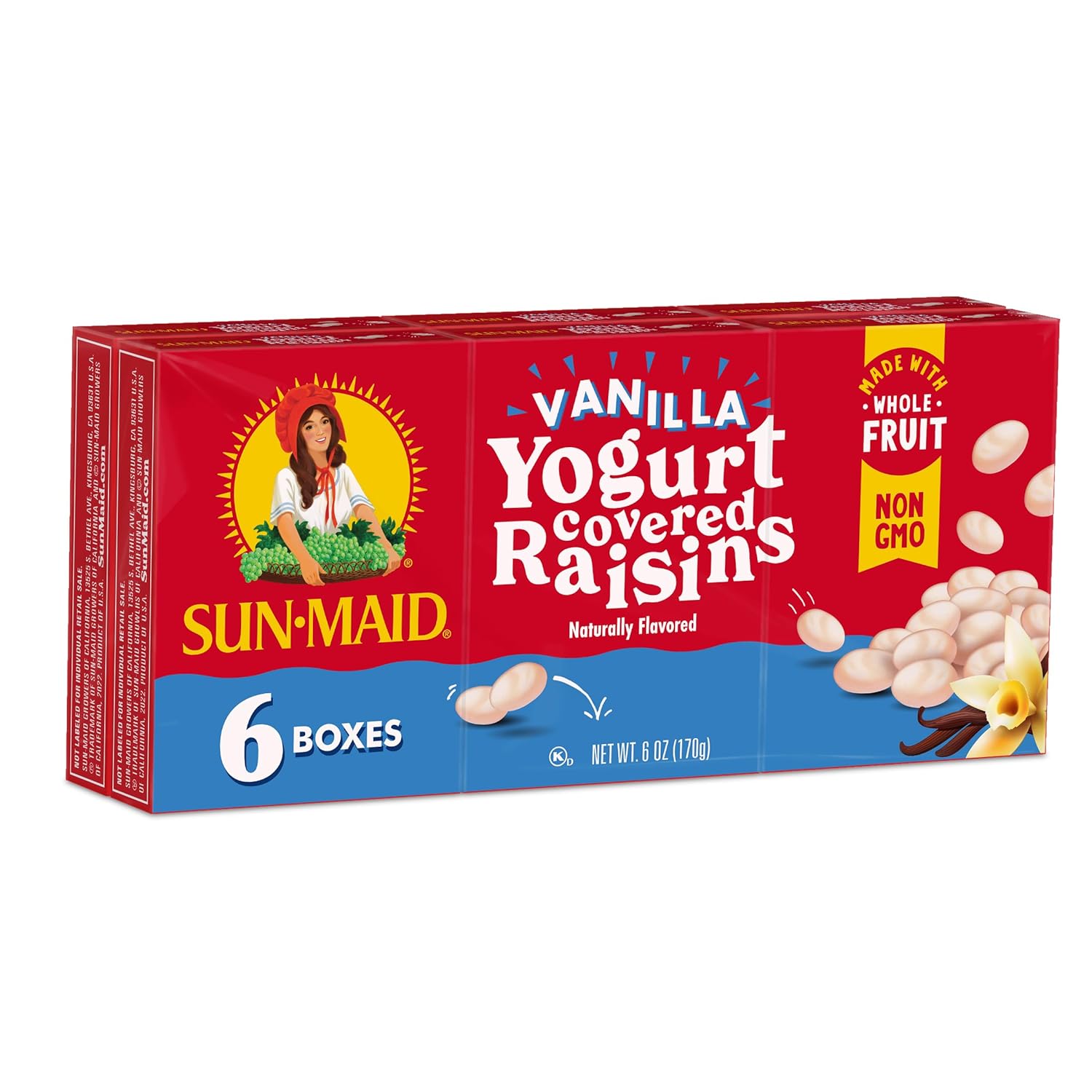 six single-serve 1 oz pouches for built-in portion control