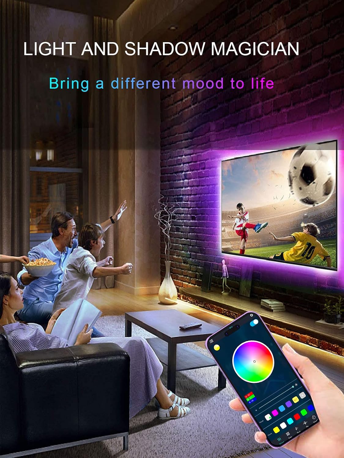 six size variants ranging from 9.84ft (32"-45" tvs) to 23ft (70"-100" tvs)
