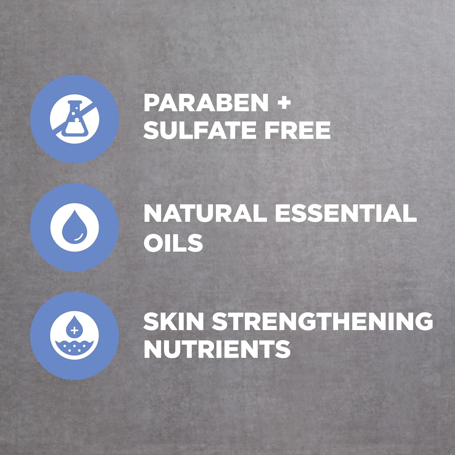 skin-conditioning ingredients (glycine, citric acid) that hydrate and restore the skin's moisture barrier
