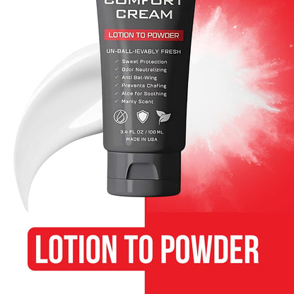 skin-nourishing blend of coconut oil, aloe vera, tapioca starch, and sandalwood aroma