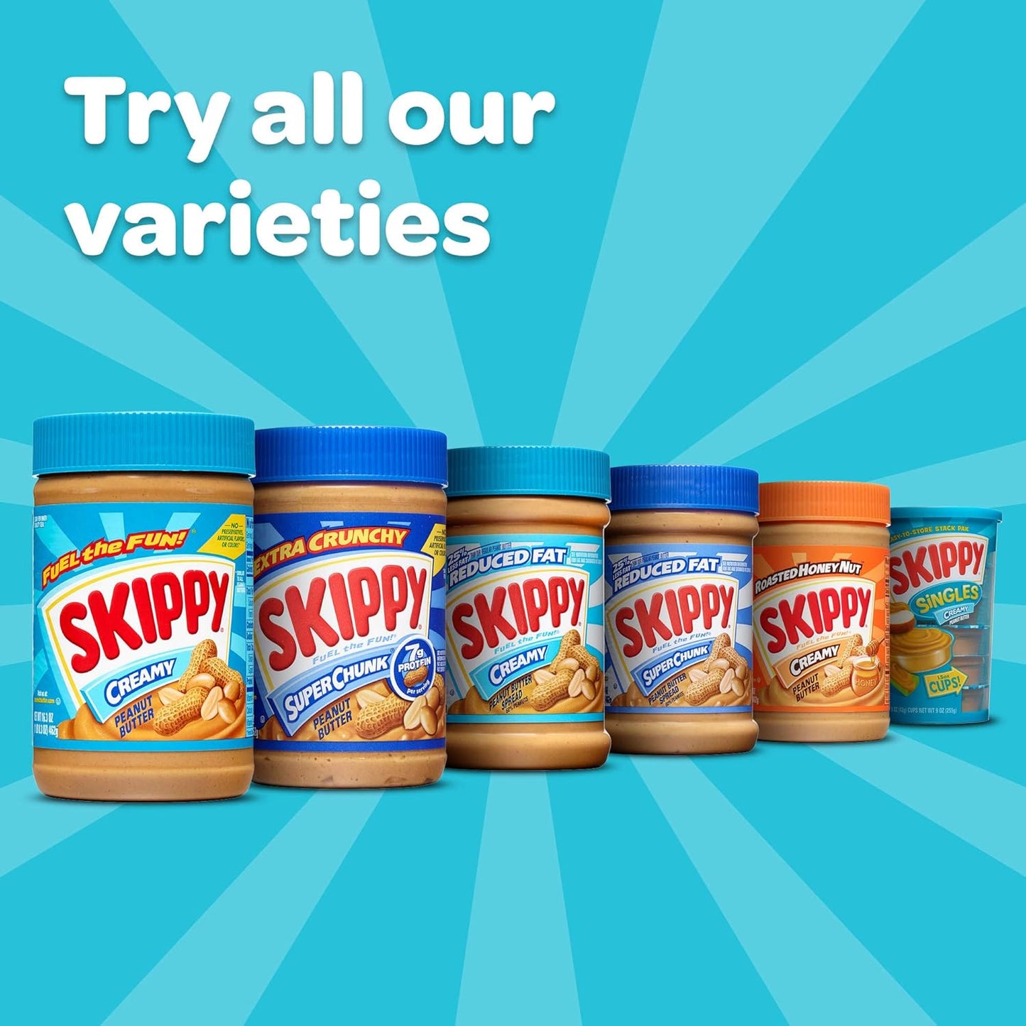 Skippy Creamy Peanut Butter Bulk Jar – Lunchbox Staple for School-Age Kids and Busy Families