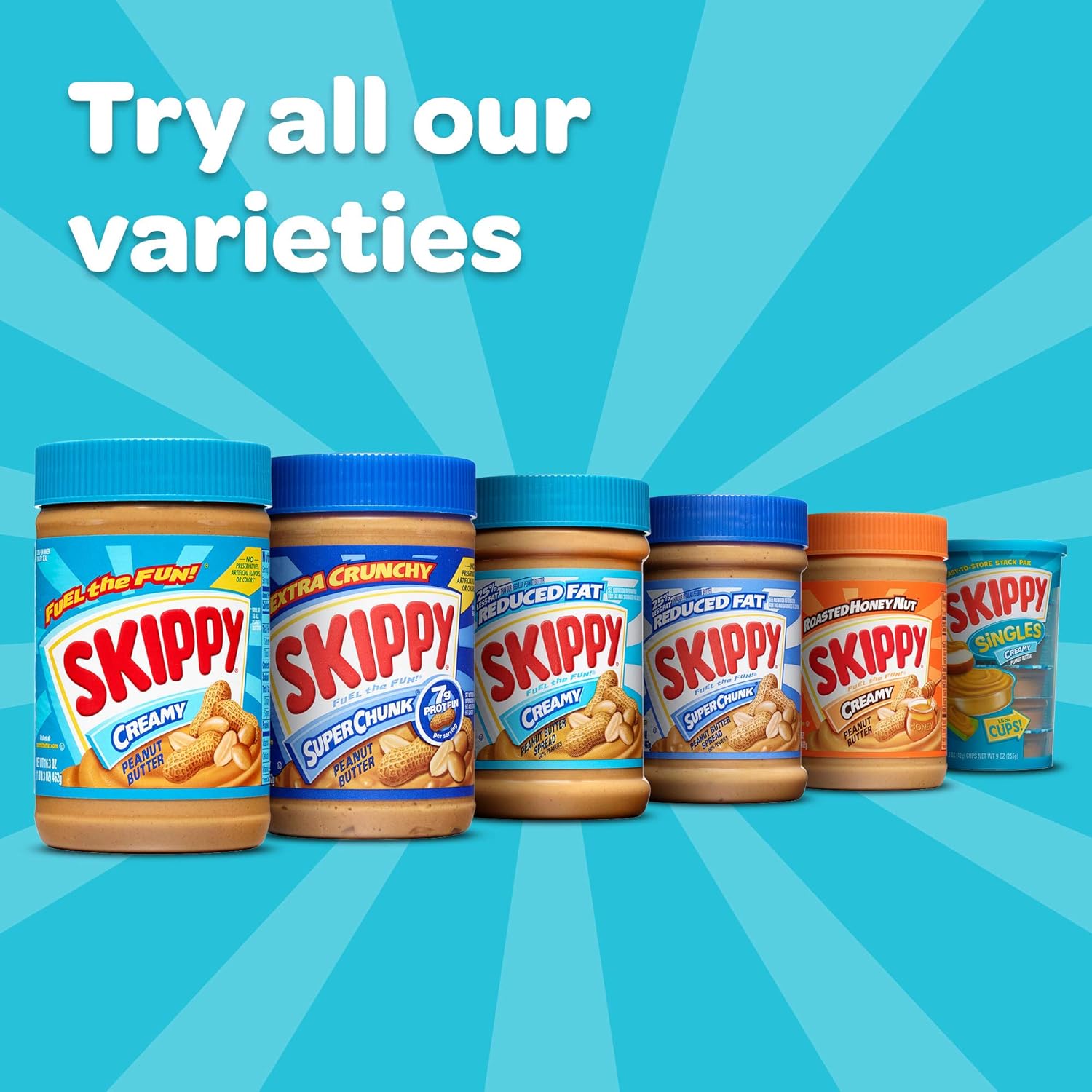 Skippy Creamy Peanut Butter Bulk Jar – Lunchbox Staple for School-Age Kids and Busy Families