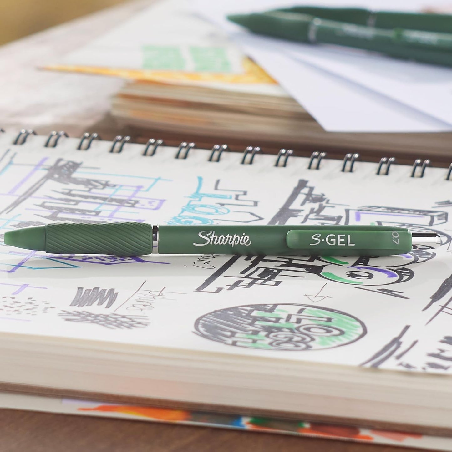 sleek green barrel with modern professional styling