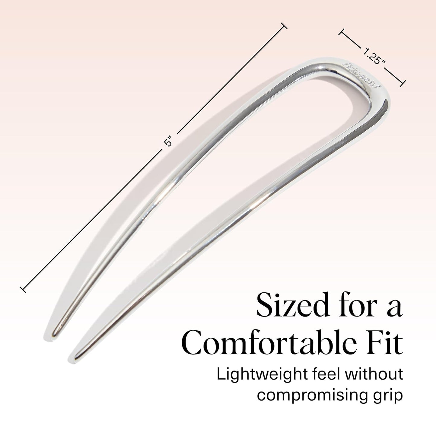 slender, low-profile form for secure fit without visible bulk