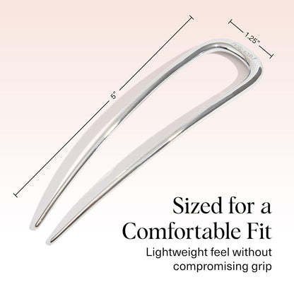 slender, low-profile form for secure fit without visible bulk