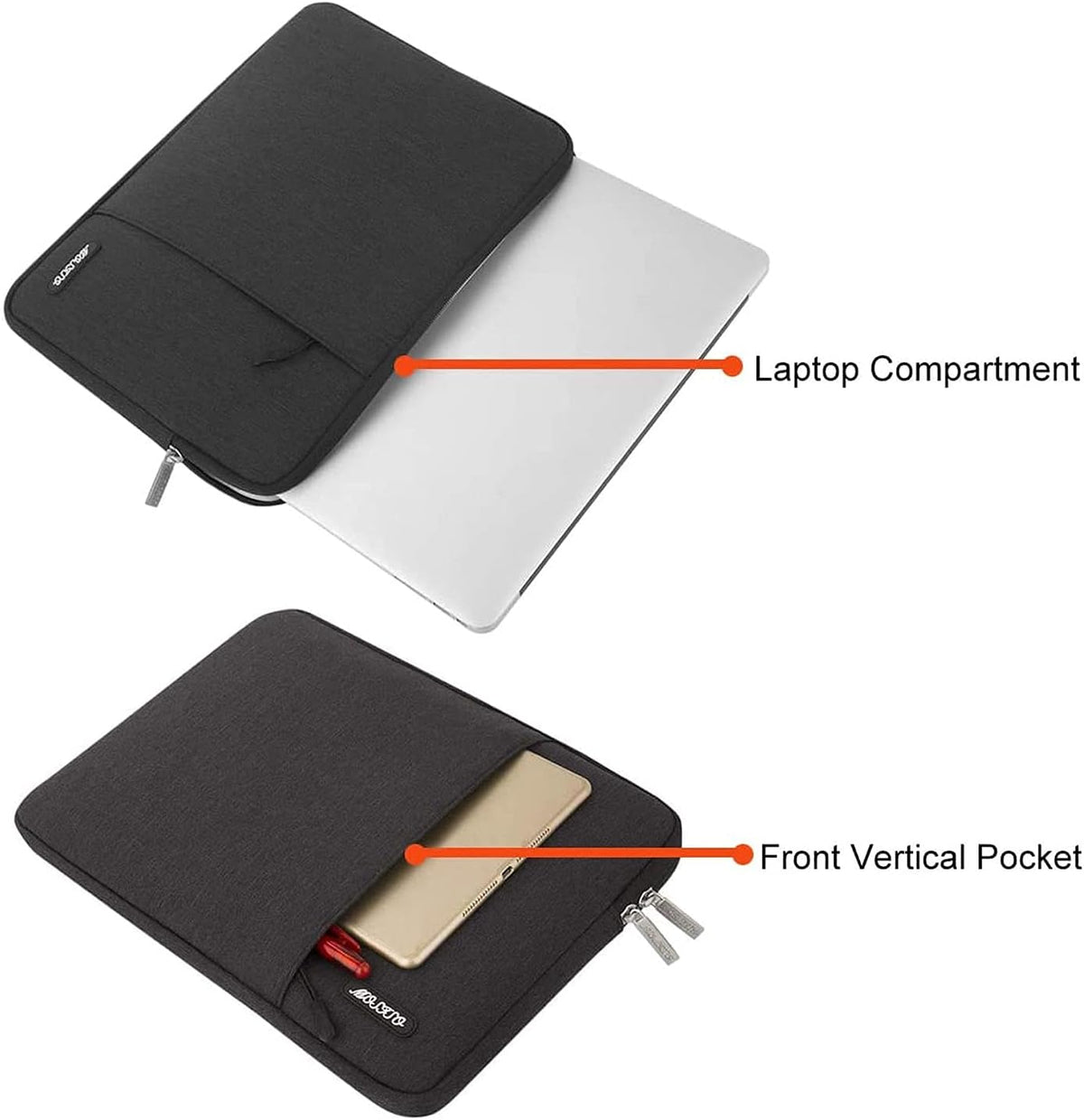 slim 0.79 inch profile and 8.48 ounce weight designed to slide into briefcases and backpacks