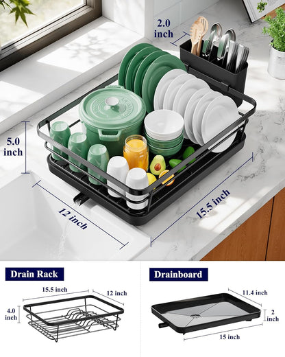 slip-resistant base keeping the rack stable on wet countertops