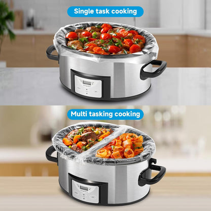 Slow Cooker Liners 3-8 Quart, 30 Count – No-Mess Liners for Picky Eater Family Dinners