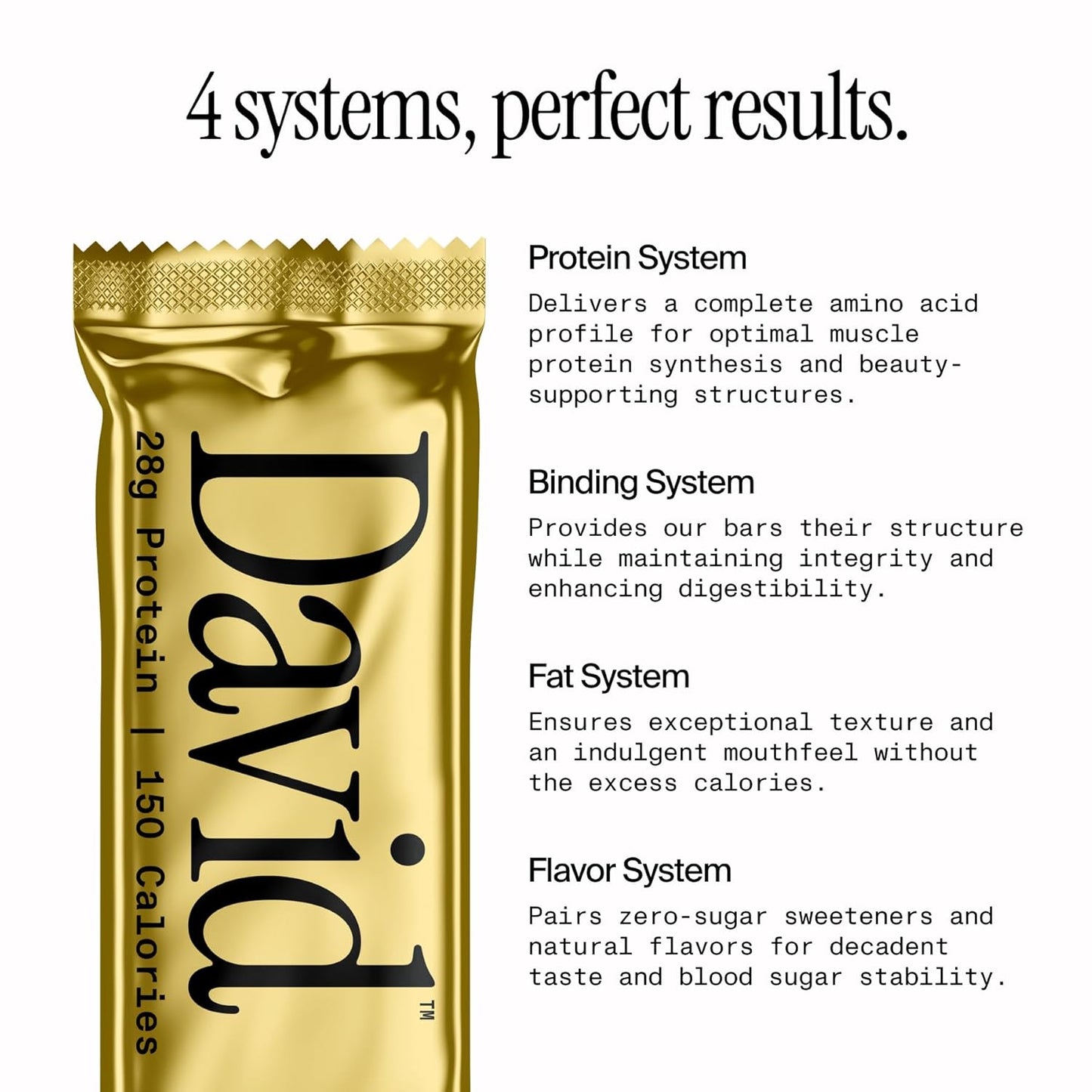 smart binding system (maltitol, glycerin, allulose, tapioca starch) that holds the bar together without sugar