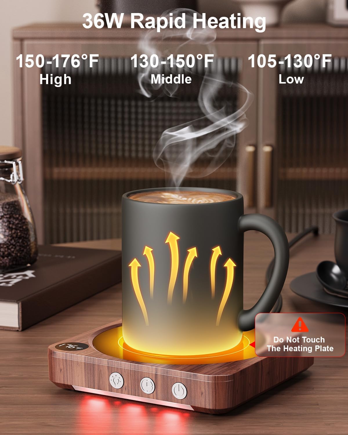 smart memory function that recalls previous temperature and timer settings