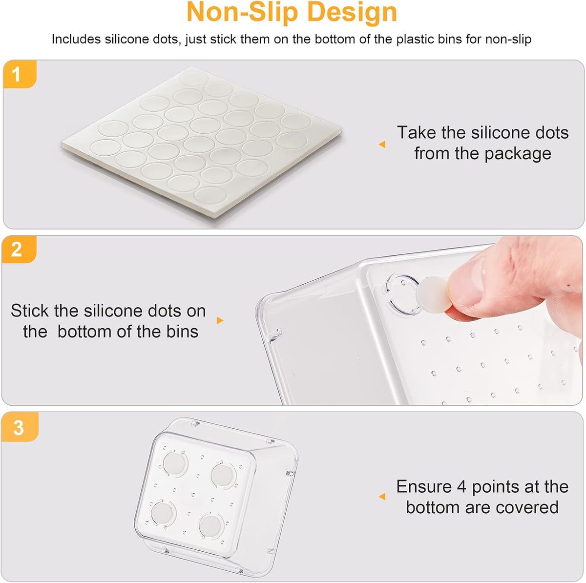 SMARTAKE 13-Piece Drawer Organizers with Non-Slip Silicone Pads, 5-Size Spa-Inspired Trays for Bathroom Vanity and Aromatherapy Storage