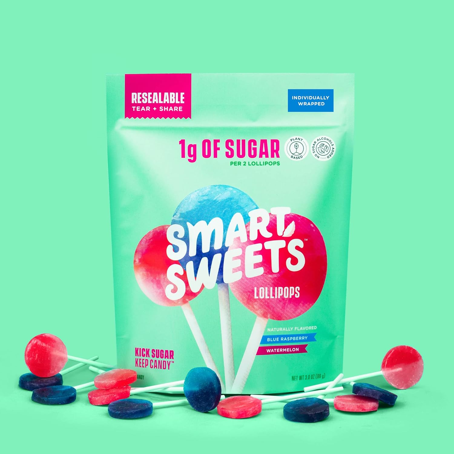 SmartSweets Lollipops – Thoughtful Low-Sugar Gift for Health-Conscious Friends and Family