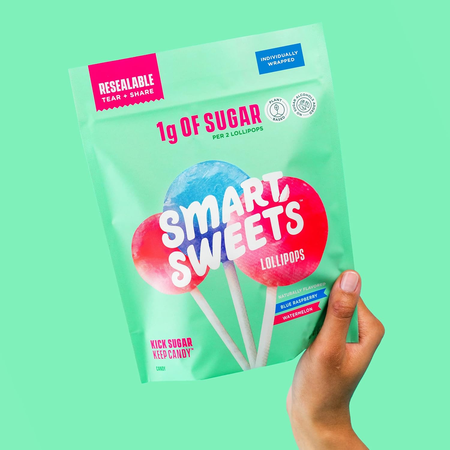 SmartSweets Lollipops – Thoughtful Low-Sugar Gift for Health-Conscious Friends and Family