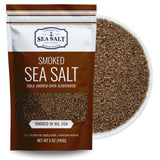 Artisan Cold-Smoked Sea Salt Over Alderwood, Fine Grain Unrefined Gourmet Kosher Salt for Chef Tasting Menus, 5 oz Tin