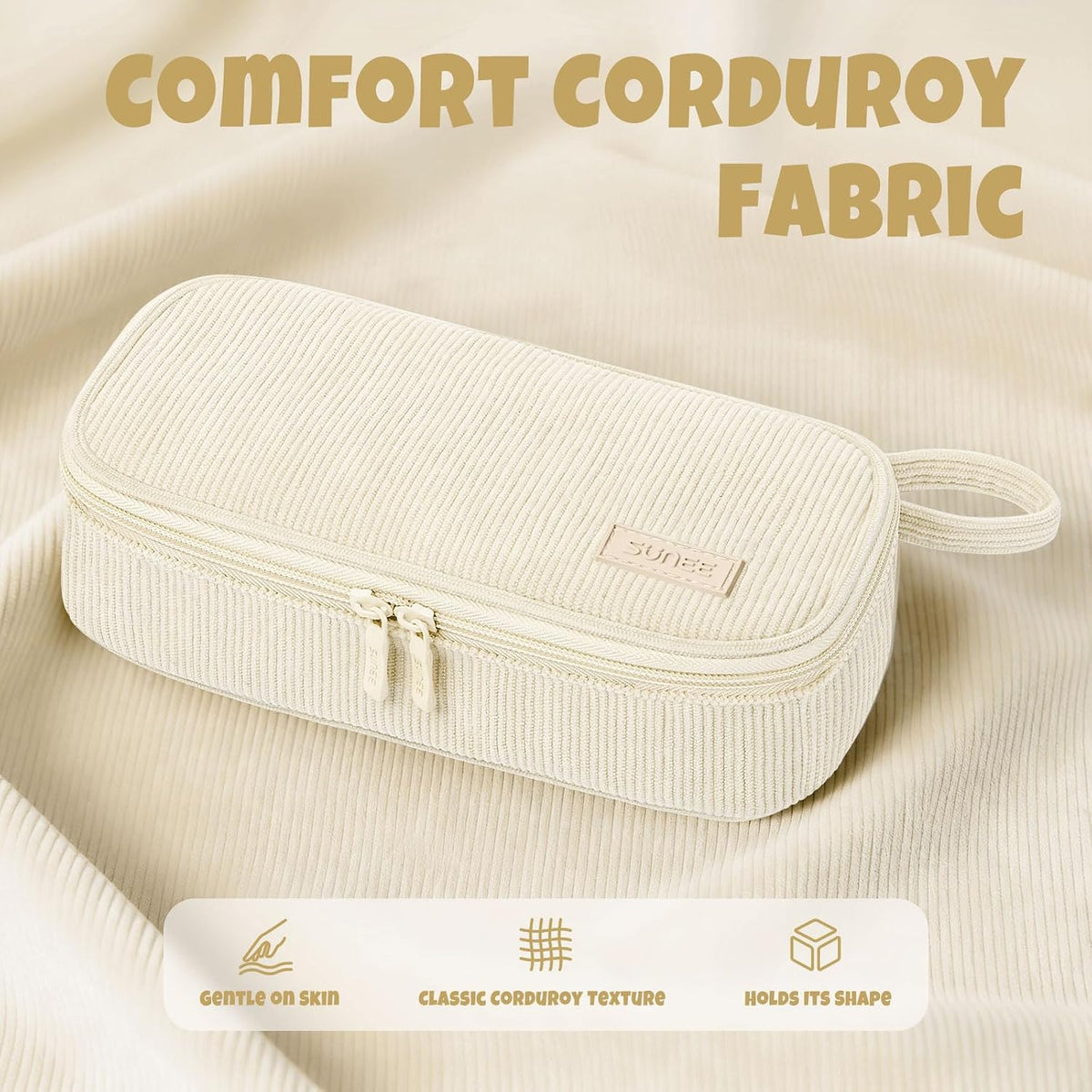 smooth durable zipper for secure closure and easy access