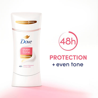 smooth-glide stick application with no visible white residue