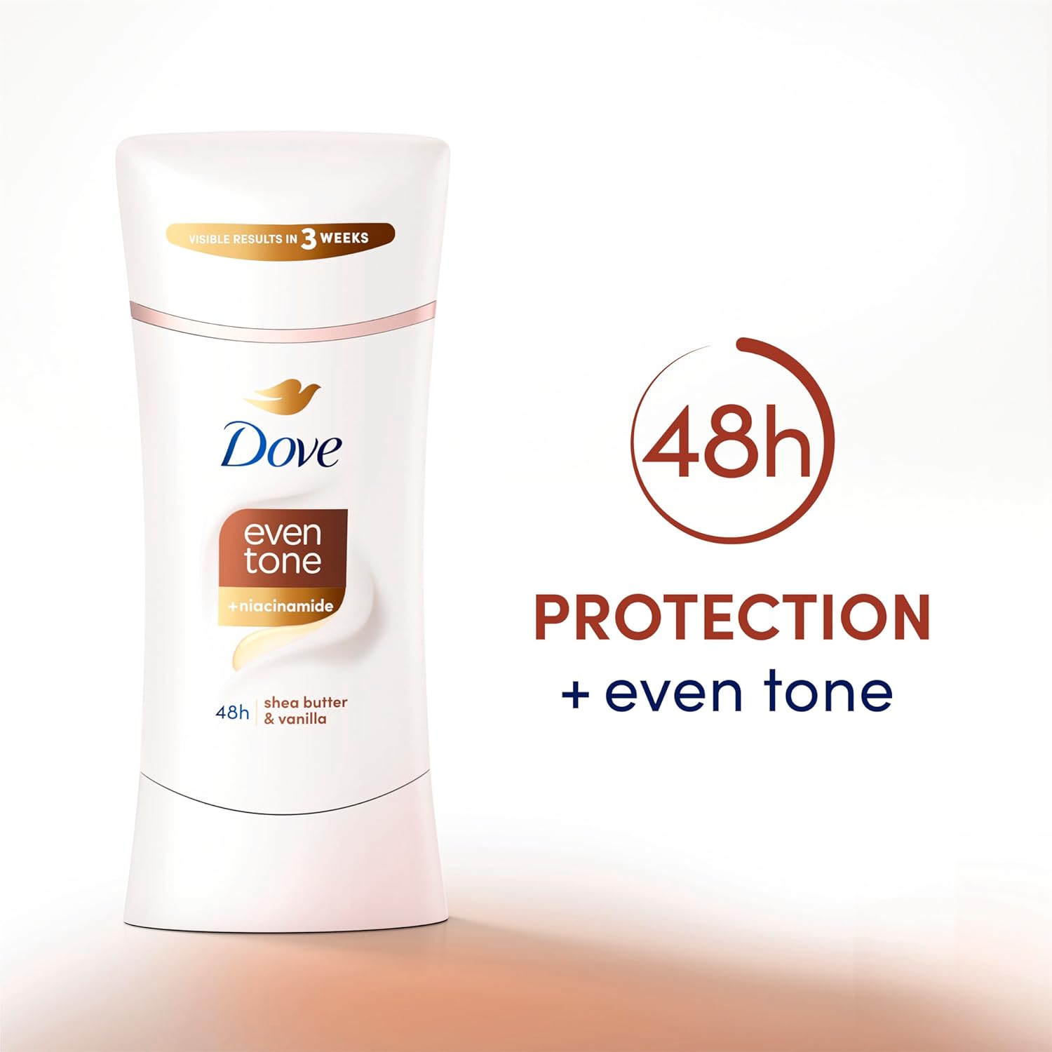 smooth-glide stick application with no white or visible residue