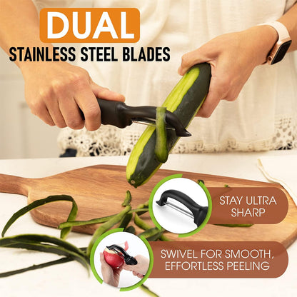 smooth-glide technology that resists clogging with peel residue