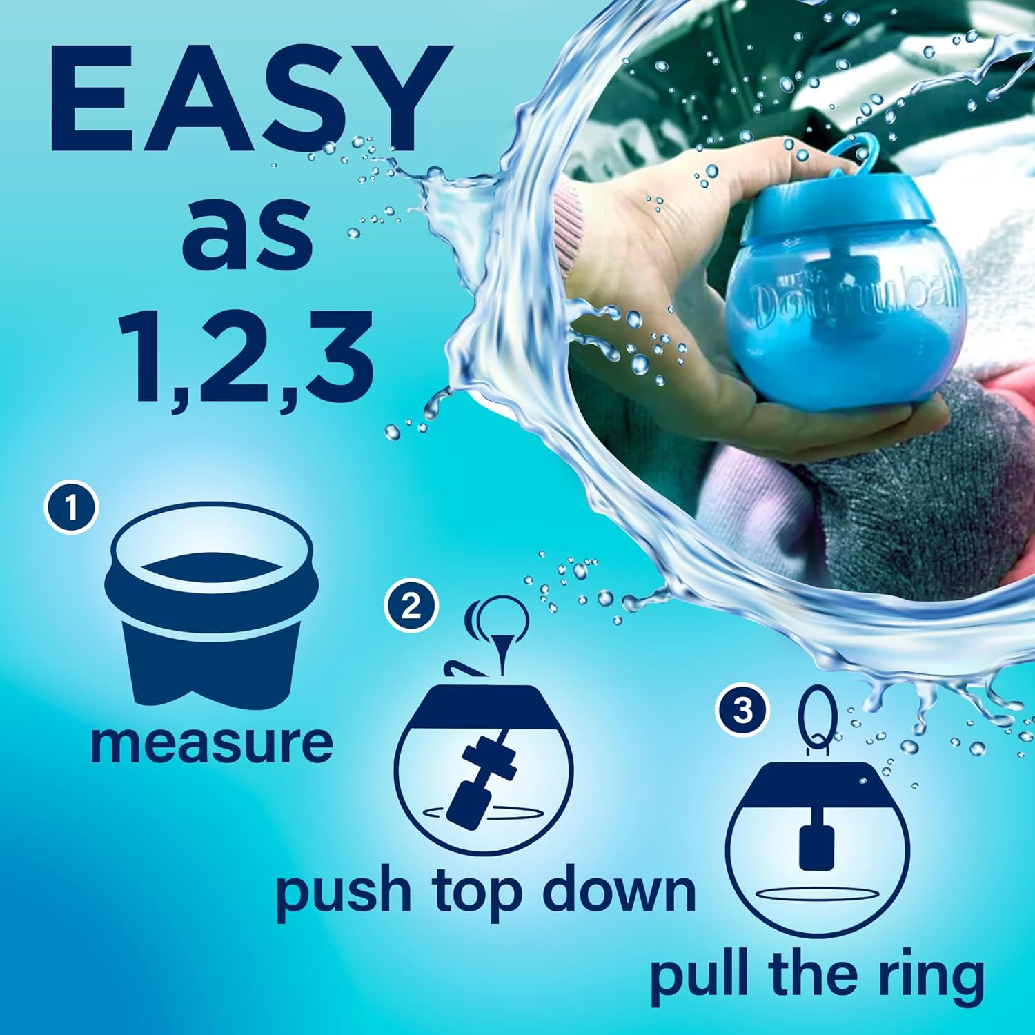 smooth inner surface that rinses clean with water