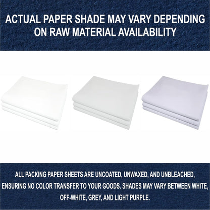 smooth paper finish that leaves no residue on glass, china, or polished surfaces