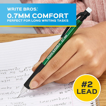 smudge-resistant eraser built into the top