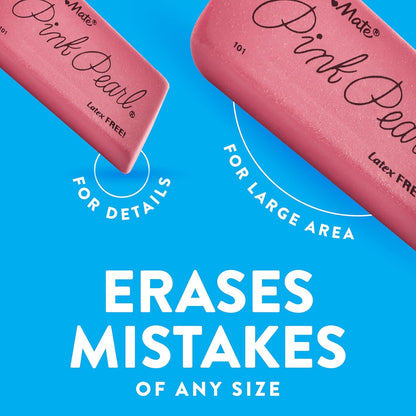 smudge-resistant pink pearl formula for clean paper finish
