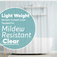 1c Peva Clear Lightweight - 72"W x 72"L (Pack of 1)