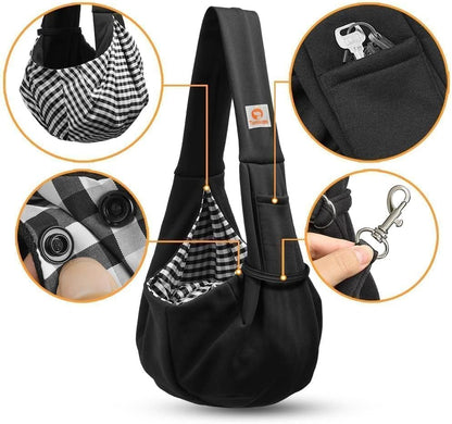 snap-button closure with adjustable volume to fit 3-10 lb pets