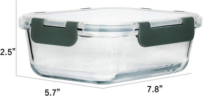 snap-lock lids with silicone seals rated airtight and leak-resistant