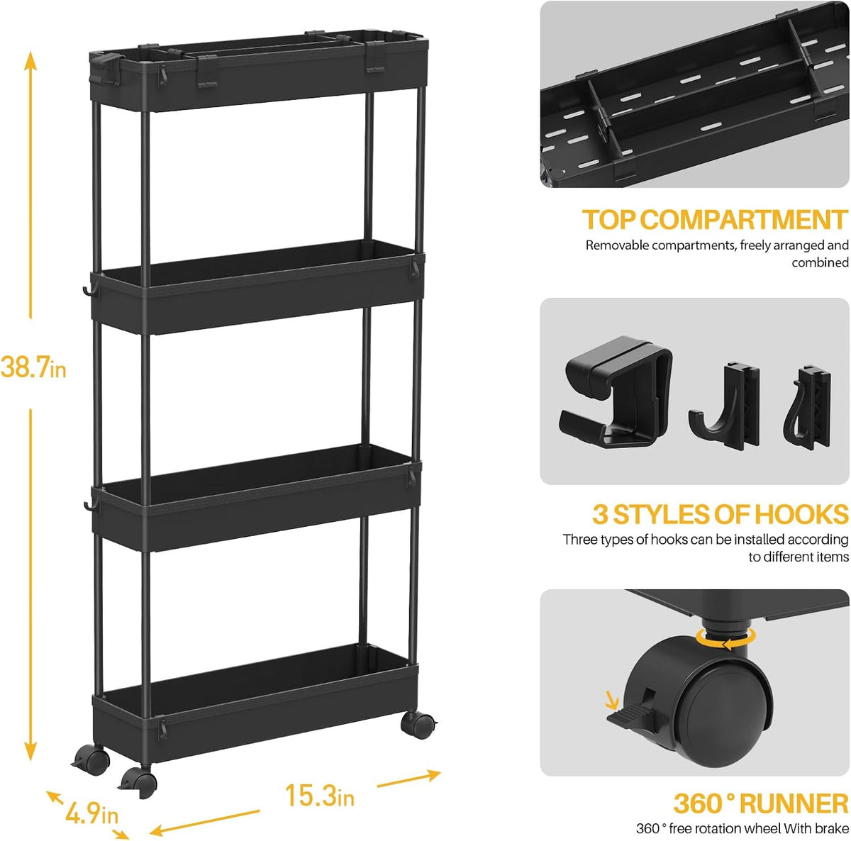 snap-together tool-free assembly in under 10 minutes